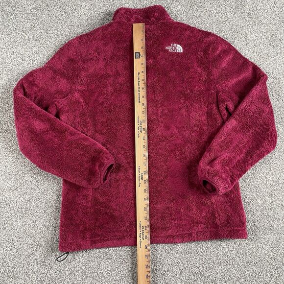 The North Face Osito Womens Sherpa Fleece Full Zip Cozy Jacket Red Size Large - Picture 13 of 14